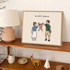 Solid Wood Family Photo Frame Pine Wood Frame Picture Frame