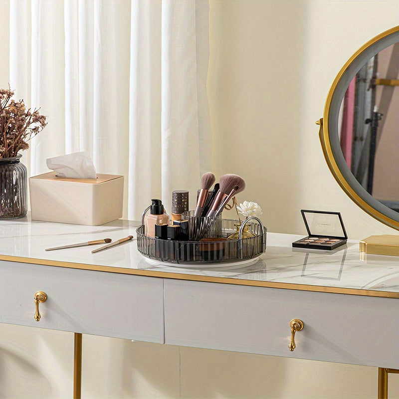 360 Rotating Makeup Organizer for Vanity Clear Storage