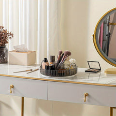 360 Rotating Makeup Organizer for Vanity Clear Storage