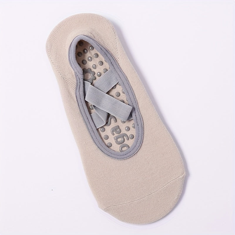 Breathable Yoga Socks Non-slip Cross Strap Sports Socks