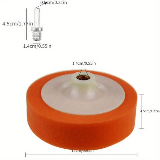 6 Inch 150mm Car Polishing Pad Sponge Wheel Waxing Disc
