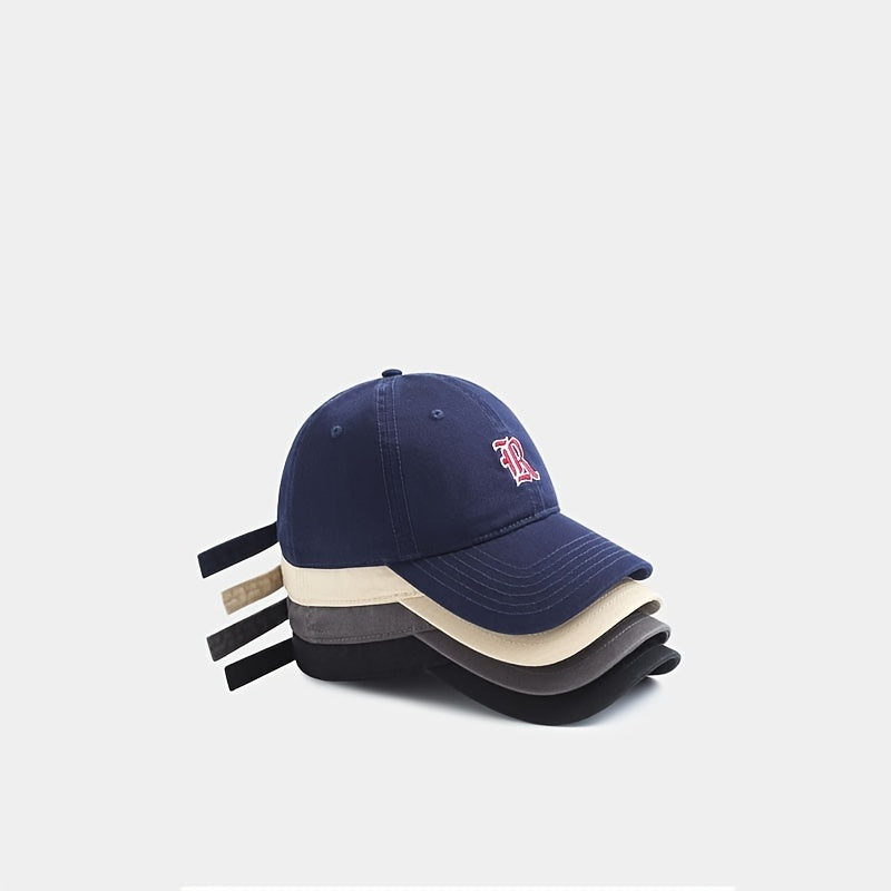 Embroidered Baseball Cap All Seasons Peaked Cap