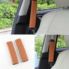 2pcs Stylish Car Seat Belt Pads Comfortably Protect Shoulders