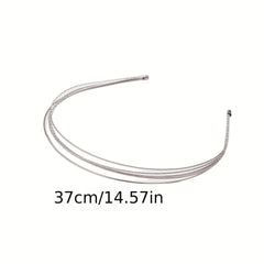 Metal Hair Hoop Women's Bridal Headband Hair Accessories