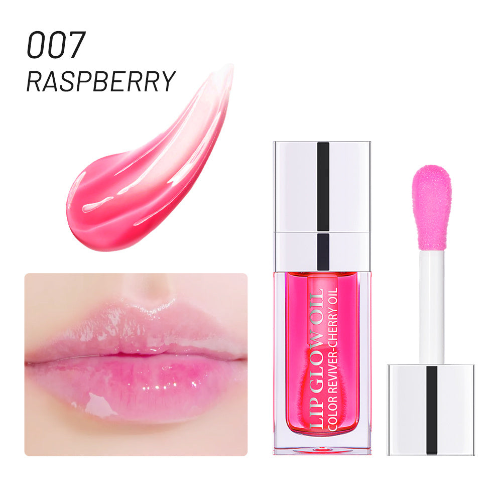 Hydrating Lip Glow Plumping Lip Tint with Glitter Shine Primer