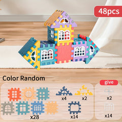 Large House Building Blocks Set