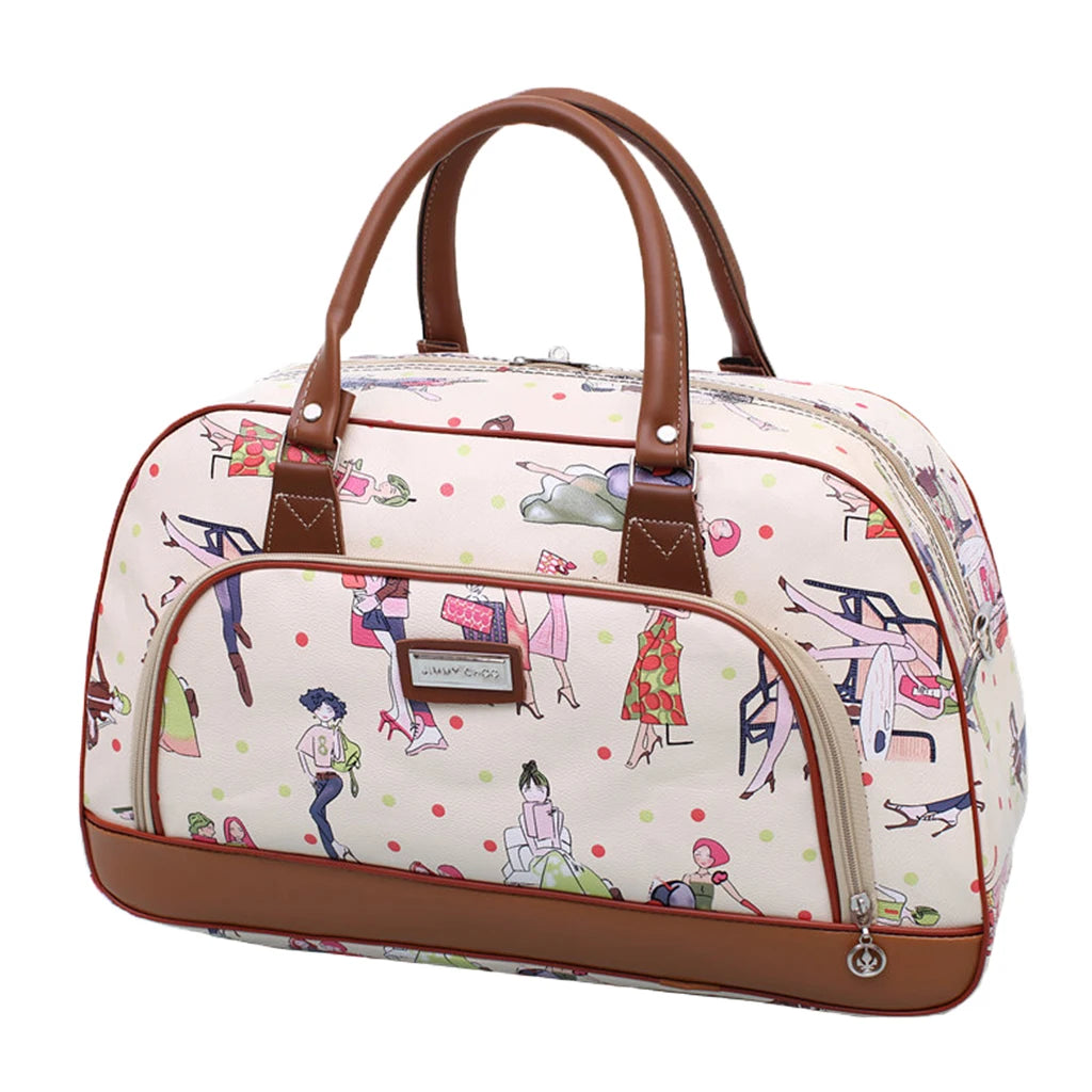 20L Lady Women PU Overnight Travel Weekend Hand Luggage