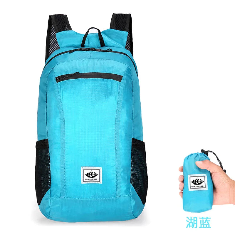 20L Lightweight Portable Foldable Backpack Waterproof Backpack