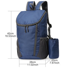 20L Foldable Waterproof Backpack Men Outdoor Travel Bags Camping Lightweight