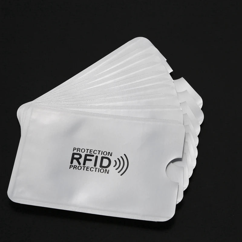 20Pcs Aluminum Foil RFID Shielding Bag NFC Credit Card Protector