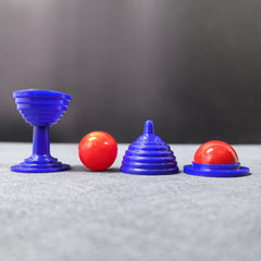 Magic Cup Red Ball Dzi Beads Set