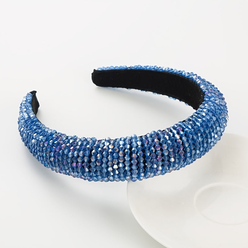 Crystal Rhinestone Headband for Women Wedding Parties