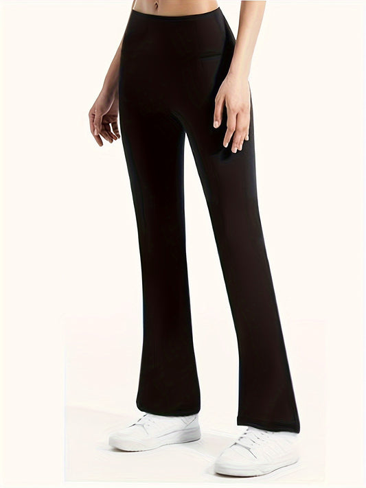 High Waist Flare Yoga Pants Fitness Leggings