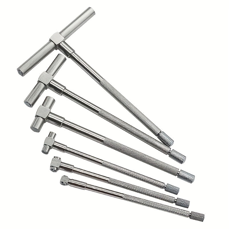 6pcs 8 150mm Telescoping Gauge Set Inner Diameter Hole Gauge Inside Measuring