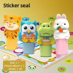 Magic Seal Stickers Set - 20 Stickers Pattern Book Ink & Reusable