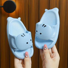 Girls Elephant Slides Non Slip Slippers for Indoor Outdoor Use