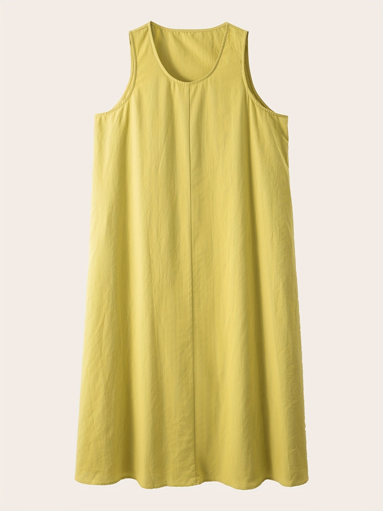  Casual Tank Dress with Pockets