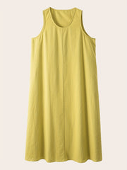  Casual Tank Dress with Pockets