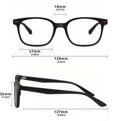 Light Blocking TR90 Glasses Anti Glare UV Protection