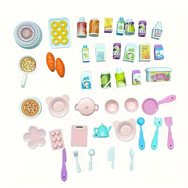 QSMARTOY Dollhouse Accessory Set DIY Educational Toy