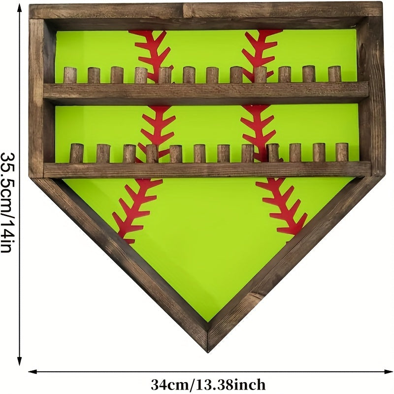 Wooden Baseball Softball Display Stand Decorations Item Display