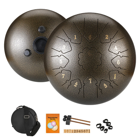 30 48 Cm 13 Note Steel Tongue Drum Handpan in C Key