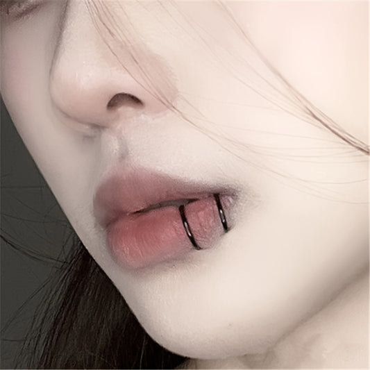 U Shaped Lip Ring Ear Clip Y2K Jewelry For Women & Girls 1 Pc