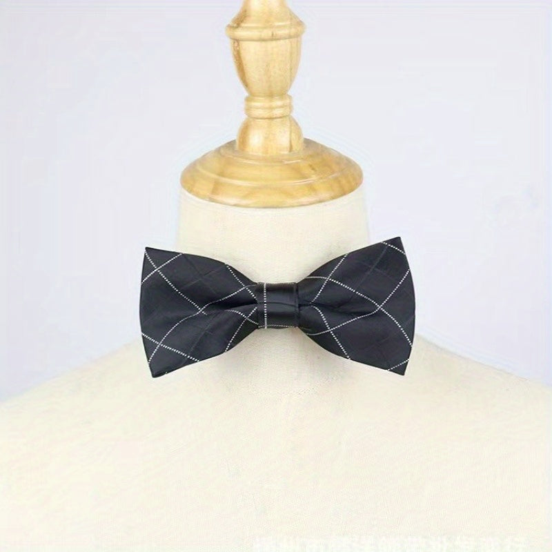 Adjustable Men's Bow Tie UK Formal Shirt Wedding Groom Groomsmen