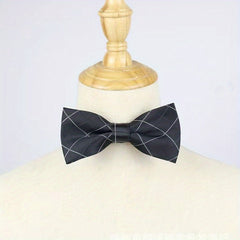 Adjustable Men's Bow Tie UK Formal Shirt Wedding Groom Groomsmen