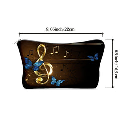 Stylish Print Cosmetic Zipper Bag Lightweight Toiletry Wash Bag