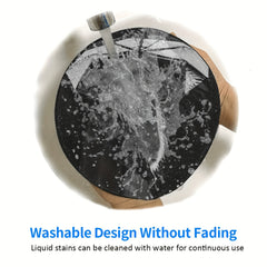 Couple Pattern Round Game Mouse Pad 20x20cm