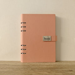 Personalized A5PU Leather Notebook Customized Name Glossy Surface