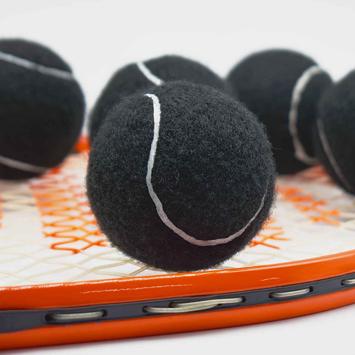 3pcs High Elastic Rubber Tennis Balls for Beginners Practice Outdoor Sports