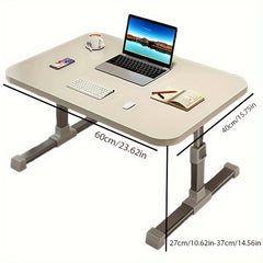 Folding Study Table Laptop Desk Bedtable Multifunctional Table