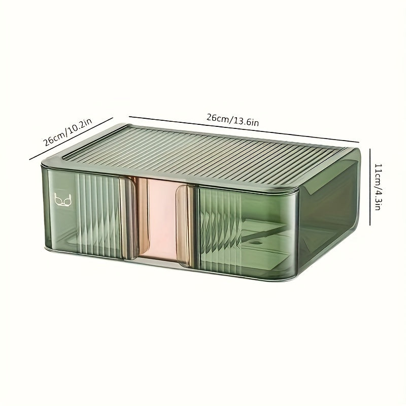 3-in-1 Underwear Panties Socks Storage Box