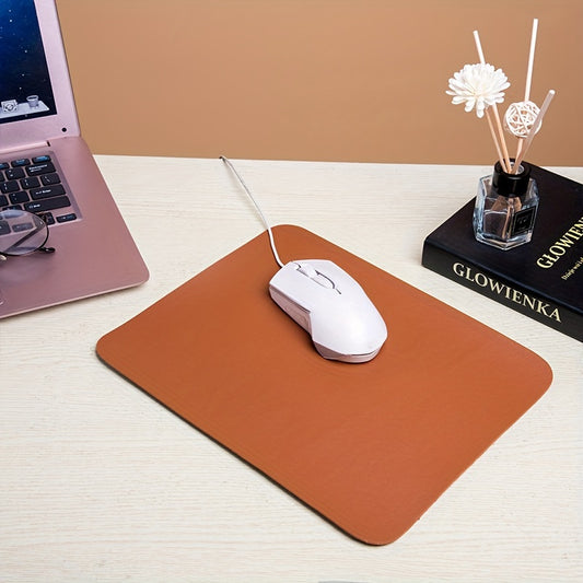 Stylish PU Leather Waterproof Anti-slip Mouse Pad