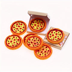 Dollhouse Pizza Takeout Box Ornament Miniature Cabin Decor DIY Scene Props