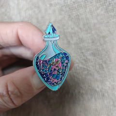 Bottle Shape Brooch Pins for Clothing and Accessories