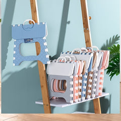 Thick Plastic Folding Stool Portable Step Stool for Camping Fishing Picnic