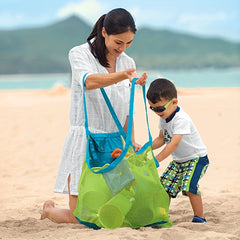 Kids Beach Sand Toy Bag - Storage Bag for Sand Toys, Swimming Pool, Bath Toys