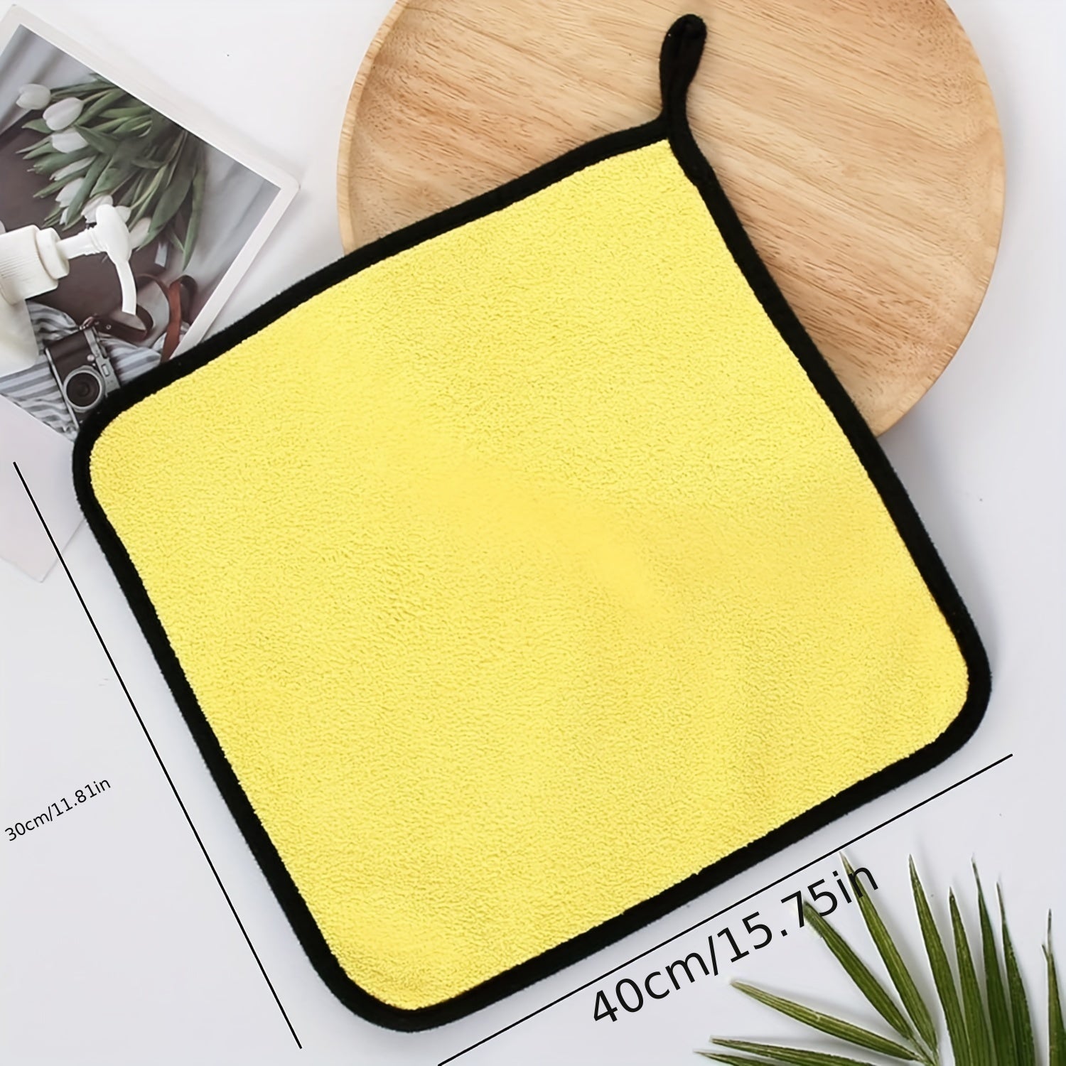 3 PCS Car Cleaning Cloths 30x40 CM Drying Towel With Hook