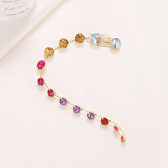 Boho Tassel Rhinestone Headdress Hair Chain Headband