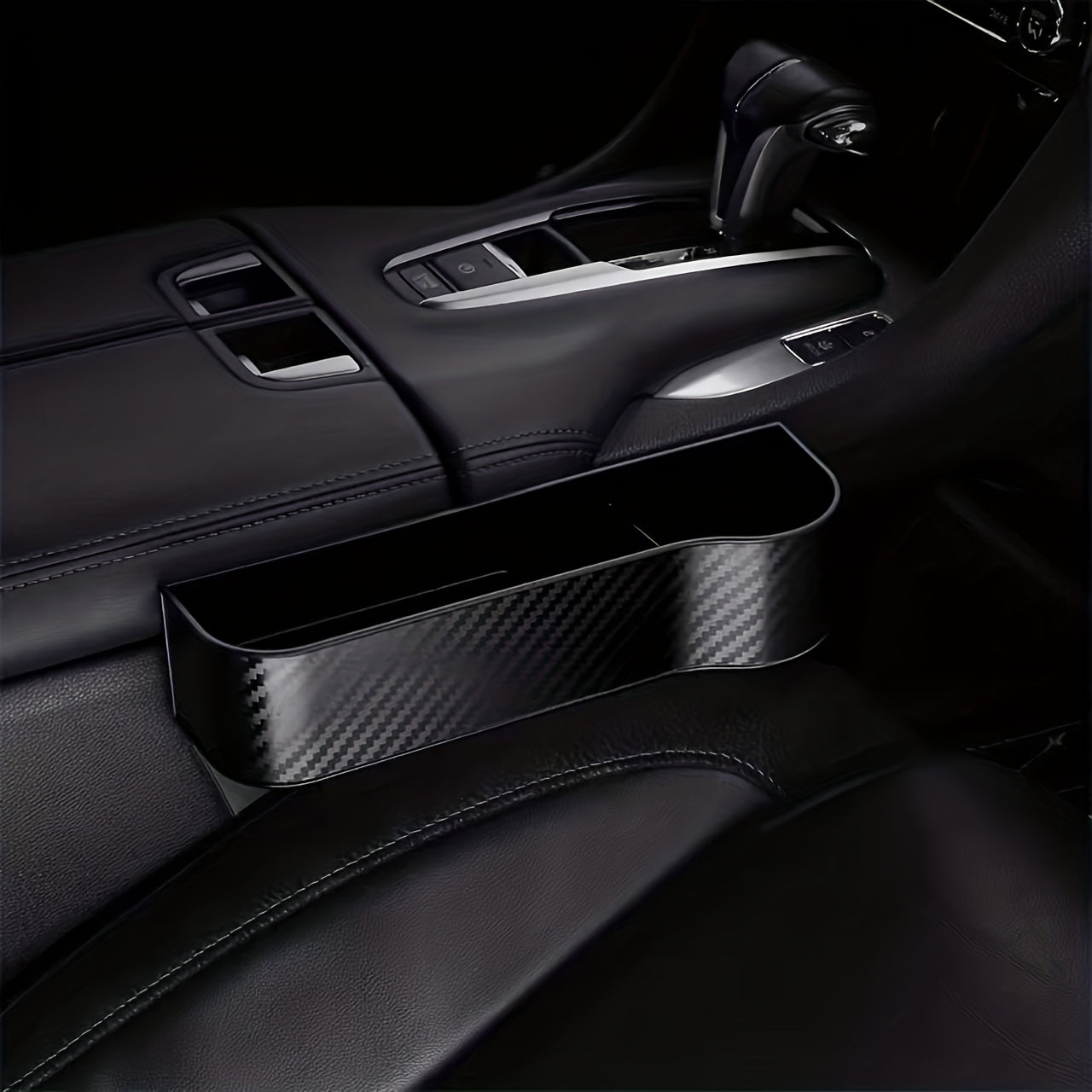 Car Seat Gap Filler with Cup Holder and Key Holder