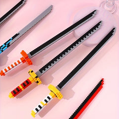 Building Blocks Sheath Sword Holder Model Anime Educational Toys