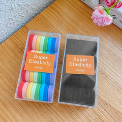 36pcs Girls Hair Tie Rope Ring Accessories