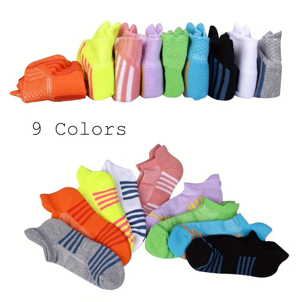 6 Pairs Colorblock Short Socks for Women