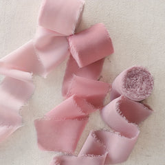 Chiffon Ribbon Fringe Silk Ribbon 3.99cm x 4.57m
