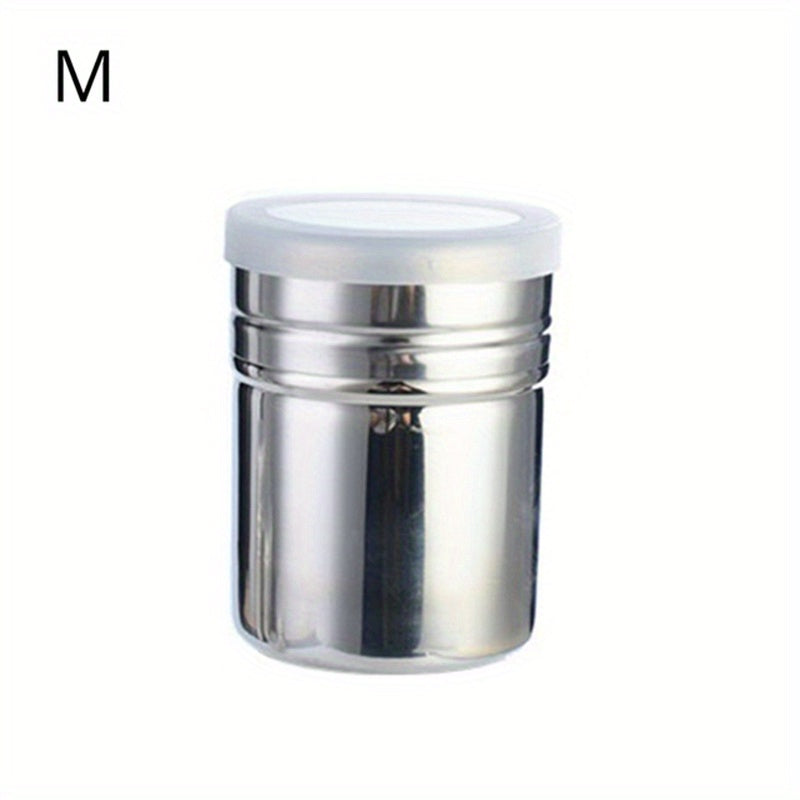 16pcs Cappuccino Shape Coffee Stencils Mesh Shaker Sugar Shaker With Lid