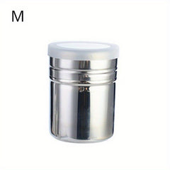 16pcs Cappuccino Shape Coffee Stencils Mesh Shaker Sugar Shaker With Lid