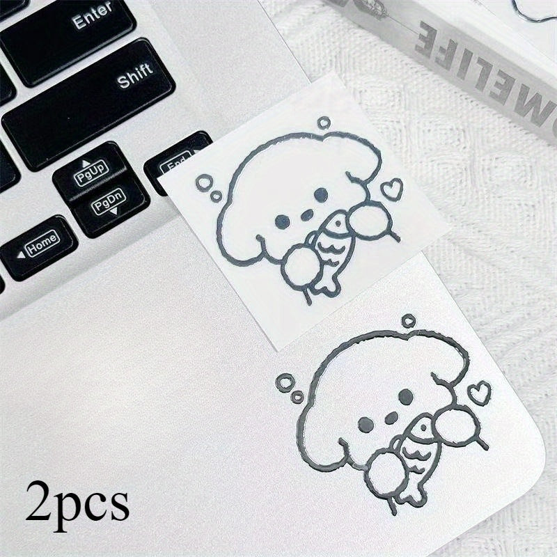 Cute Bear Luggage Sticker - Single Use Decal for Devices & Suitcases